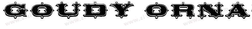 Goudy Ornate MT字体转换
